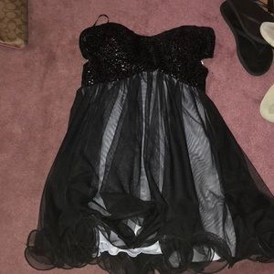 Black formal dress